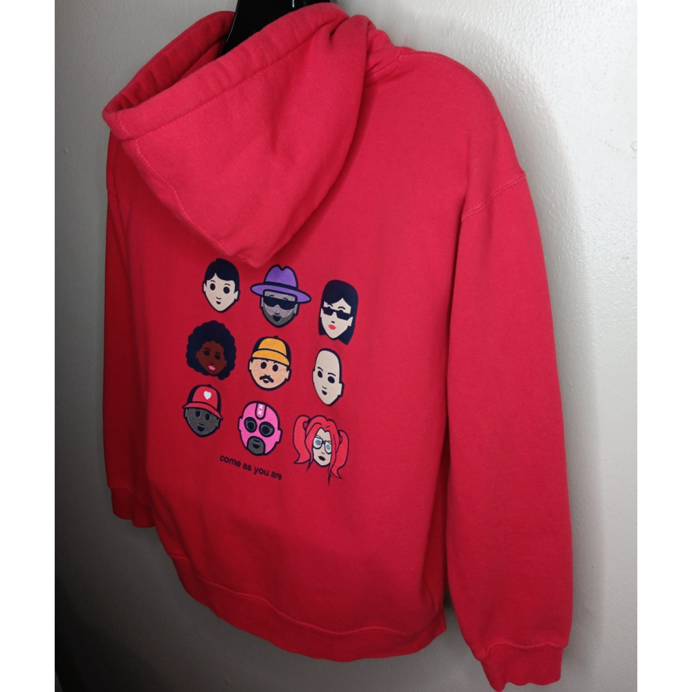NBA 2K Gaming Official Swag Adult Medium Hoodie Sweatshirt Red Gamer Baggy Hvwt - Picture 3 of 7
